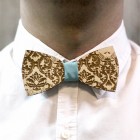 Деревянная галстук-бабочка из фанеры AB003