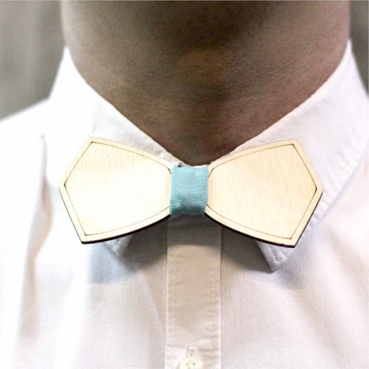 Деревянная галстук-бабочка из фанеры AB011