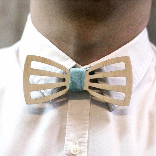 Деревянная галстук-бабочка из фанеры AB033